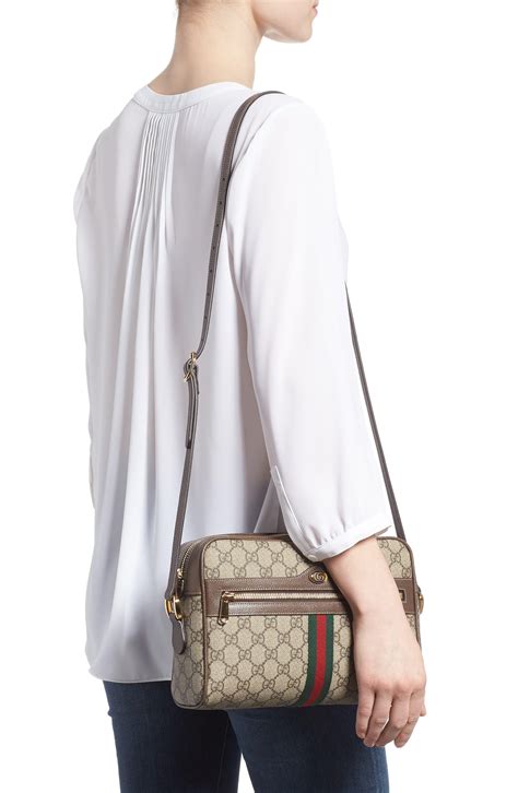 gucci butterfly handbag|Gucci canvas crossbody bag.